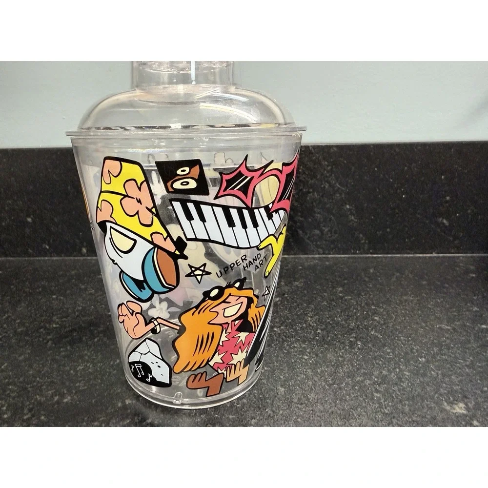 LIVE NATION Cocktail Juice Shaker Cup w/Shot Glass Upper Hand Art Brian Butler